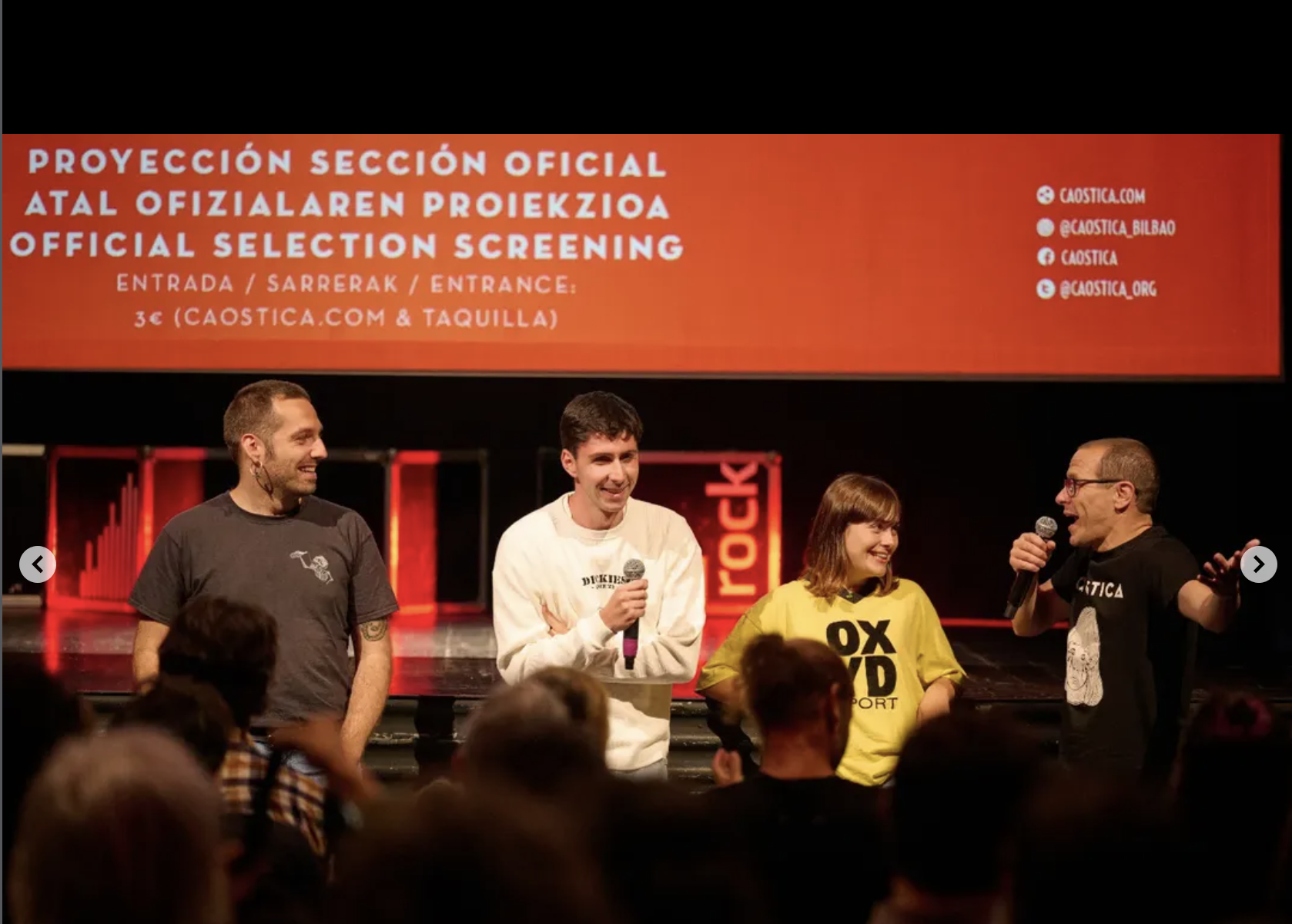 Dicen que tu padre premieres on RTVE and screens at Caostica on the same day